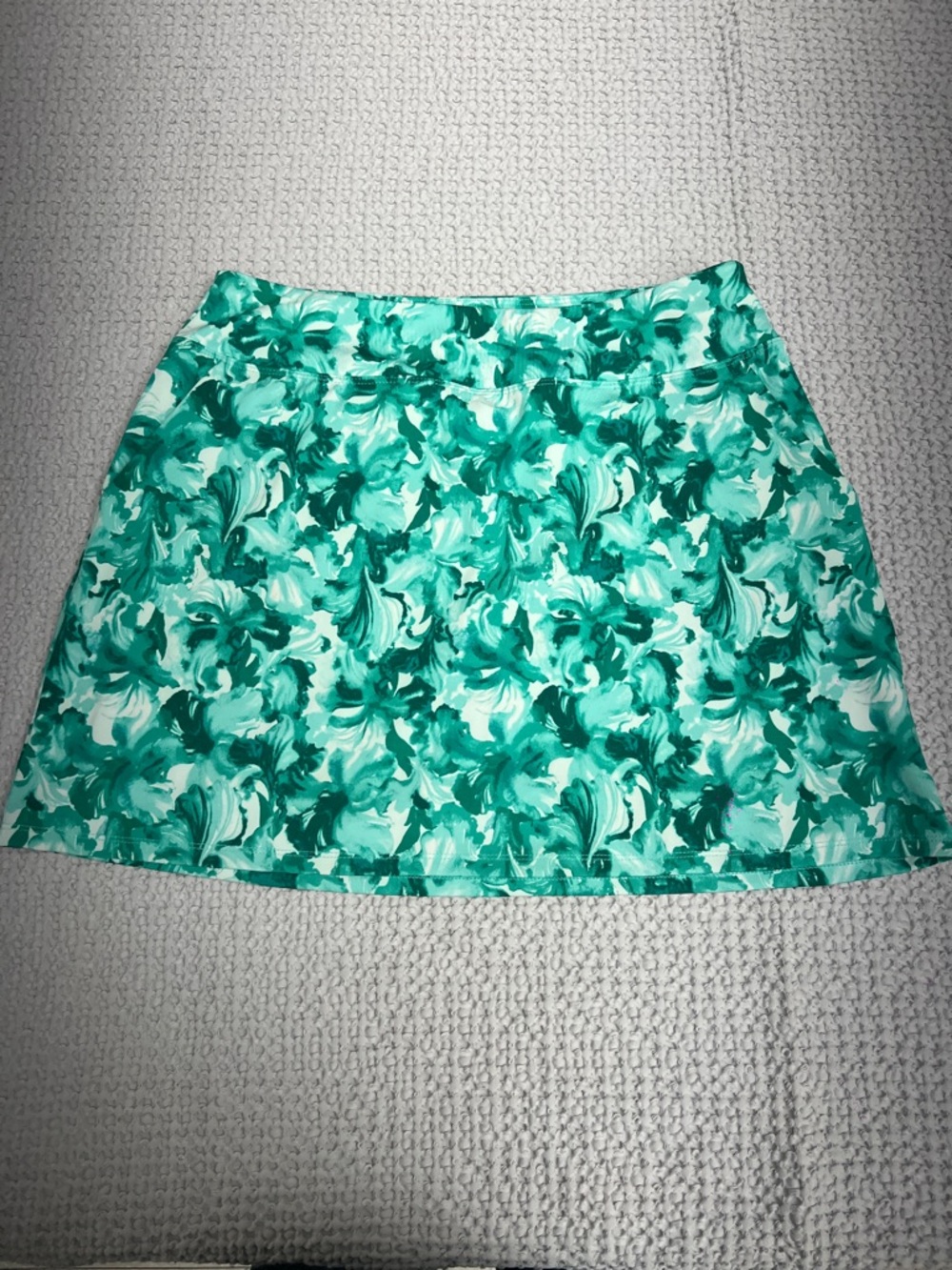 Tommy Bahama Green Swirl A-Line Skirt